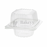 2.5x3.5 Inch | Clear Stackable 1 Cupcake Box | Pack of 50