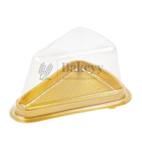 Triangle Pastry Boxes with Clear Dome Lid | Pack of 50