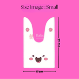 Rabbit Ear Candy Gift Bags | Cute Plastic Bags | Bunny Party Favors | Pack of 50