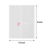 Cookie Pouches | Paper Bags | Glassine Bags | Flat Bakery Sleeves | White | Pack of 100