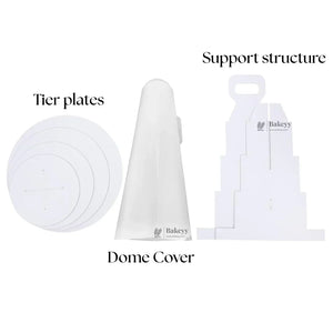Cupcake_Stand_With_Transparent_Dome_Cover5 - Bakeyy.com