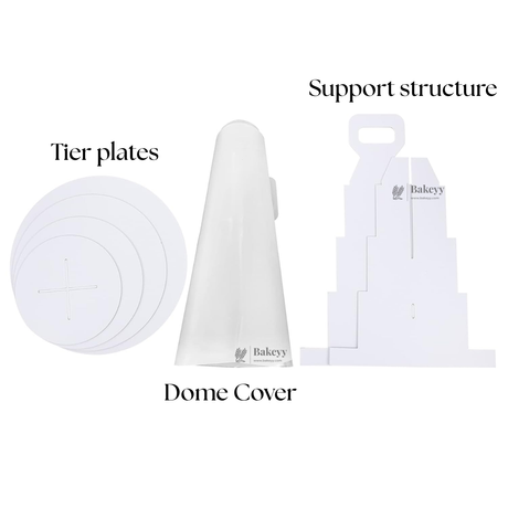 Cupcake Stand With Transparent Dome Cover