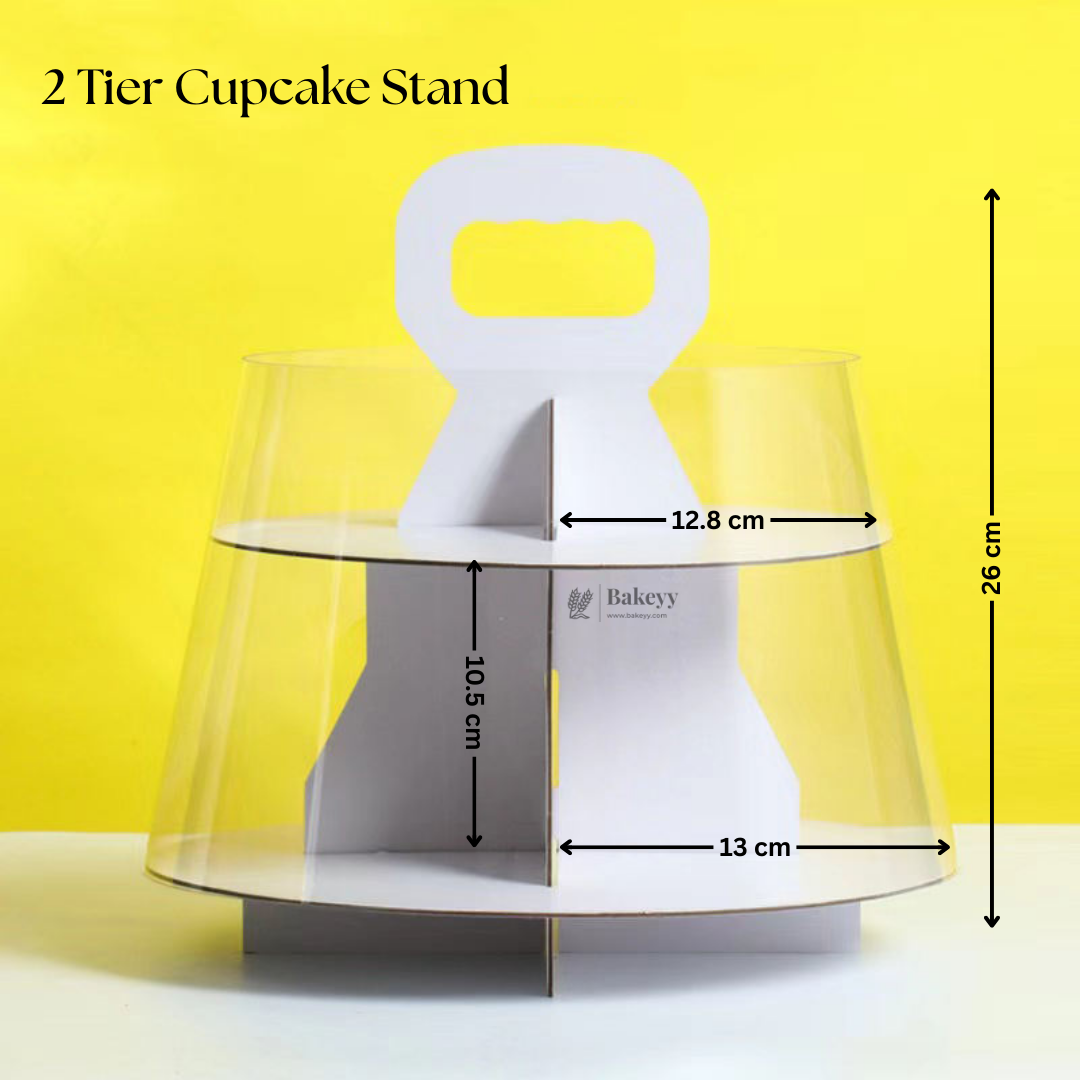 Cupcake Stand With Transparent Dome Cover