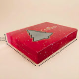 Premium Christmas Brownie Gift Box | Tree Window Brownie Box | Pack of 25