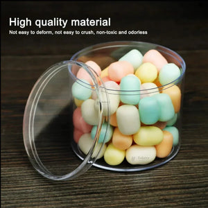 D70_300ml_D63_400ml_Acrylic_Transparent_Round_Food_Container_with_Lid_3 - Bakeyy.com
