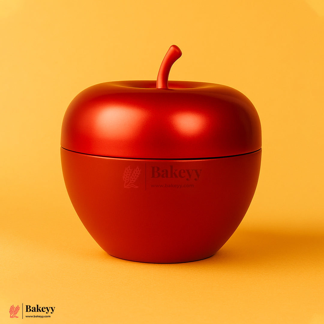 6cm Red Apple-Shaped  Empty Candle Tin | Reusable Decorative Container for Scented Candles, Gifts & Storage| Pack Of 12
