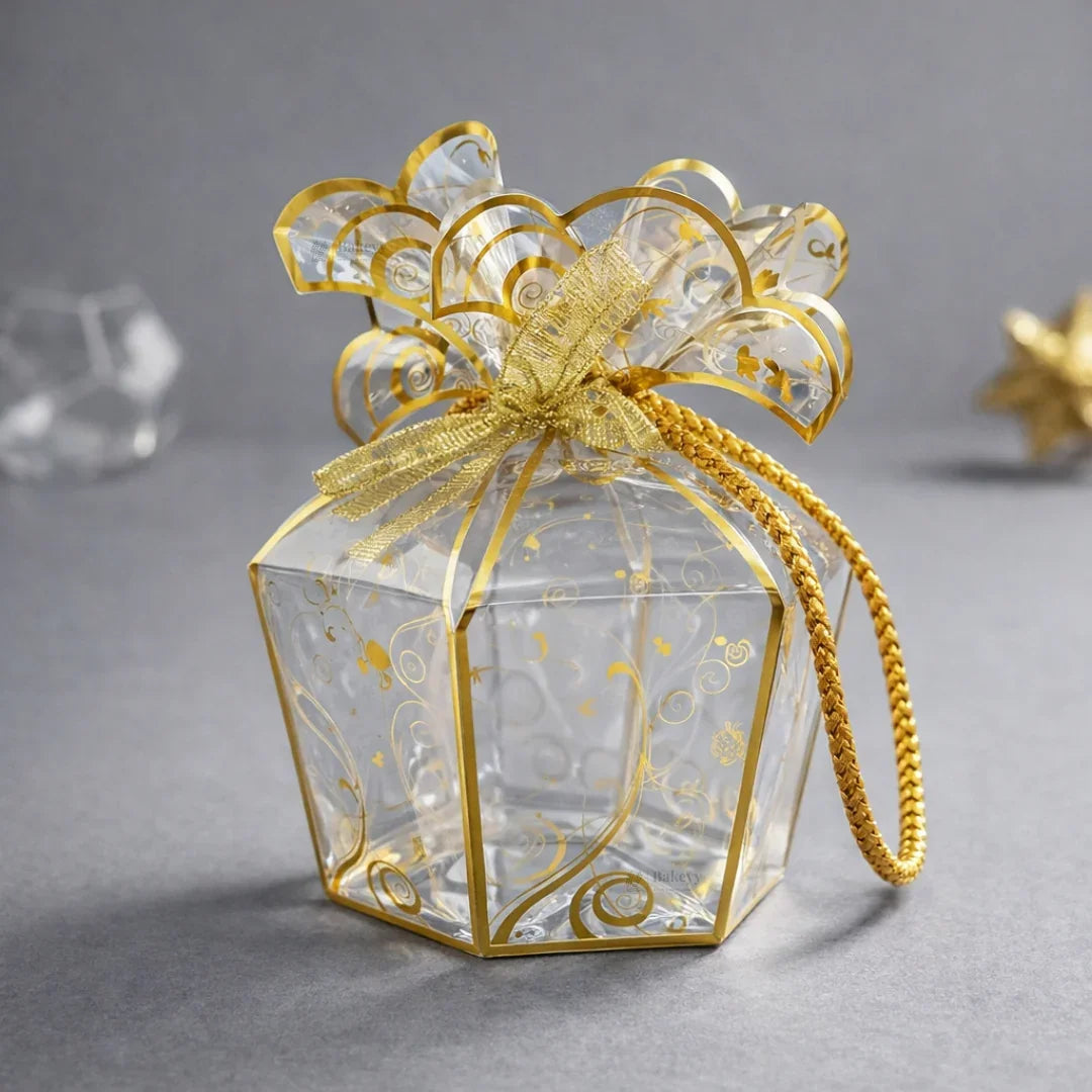 DecorativePVCGoodieBoxwithMatchingHandle_OrganzaRibbon_4 - Bakeyy.com