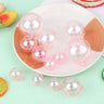 Decorative Transparent Faux Balls for Cake & Party Styling | Cake Décor | Pack of 12