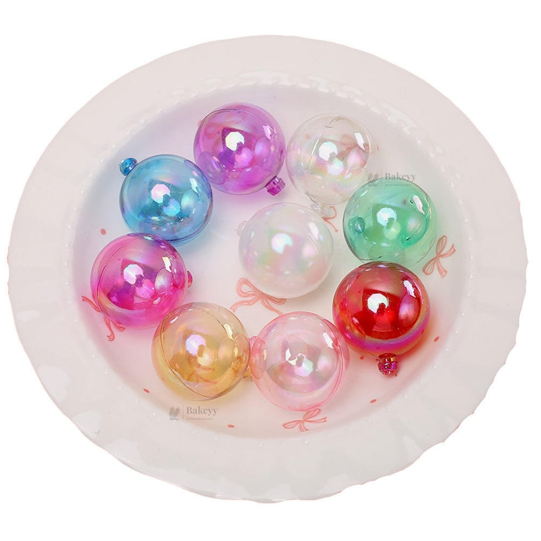 Decorative Transparent Faux Balls for Cake & Party Styling | Cake Décor | Pack of 12