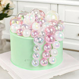 Decorative Transparent Faux Balls for Cake & Party Styling | Cake Décor | Pack of 12