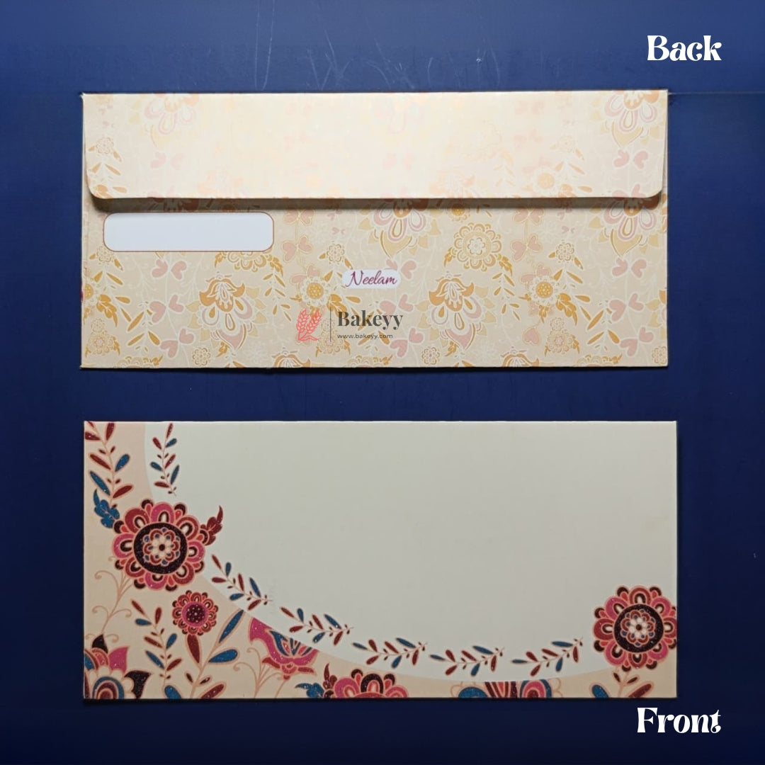 Designer Money Envelope Shagun Cover for Wedding and Festive Gifting | Pack of 10
