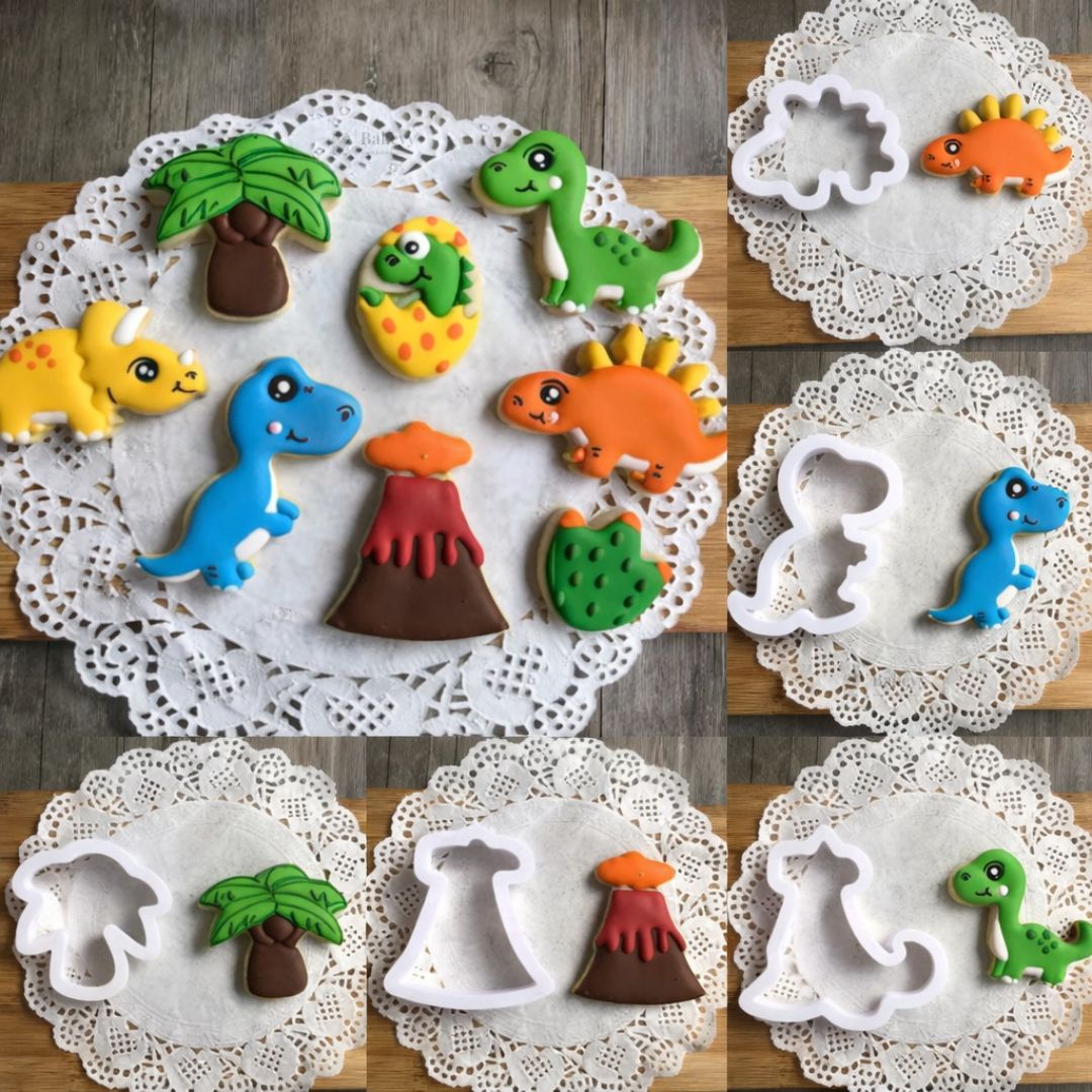 Dinosaur Multi Cutter Set | 8 Piece | Pack of 1