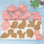 Dinosaur_Theme_Cookie_Cutter_Embosser_Set_3 - Bakeyy.com