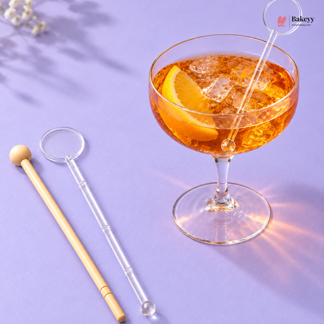 Disposable Cocktail Stirrer | Drink Mixing Stick | Pack of 100