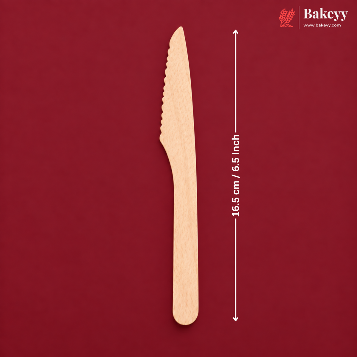 Disposable Cake Knife | Serrated Cake Cutter | Pack of 100