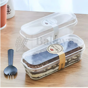 Disposable_Rectangle_Dessert_Container_Pack_of_50_Suitable_for_Brownies_Indian_Milk_Mithai_Tres_leches_Cake - Bakeyy.com