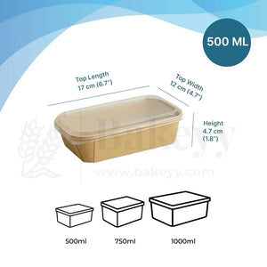 Disposable_Rectangle_Kraft_Containers_for_Food_With_Lid_Pack_of_50_Useful_for_Brownie_Bites_Salads_and_Meal_Takeaway_Box_img5 - Bakeyy.com