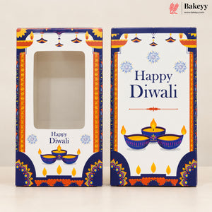 Diwali Theme Printed Chocolate Bar Box with Window | Multiple Designs | Pack of 10