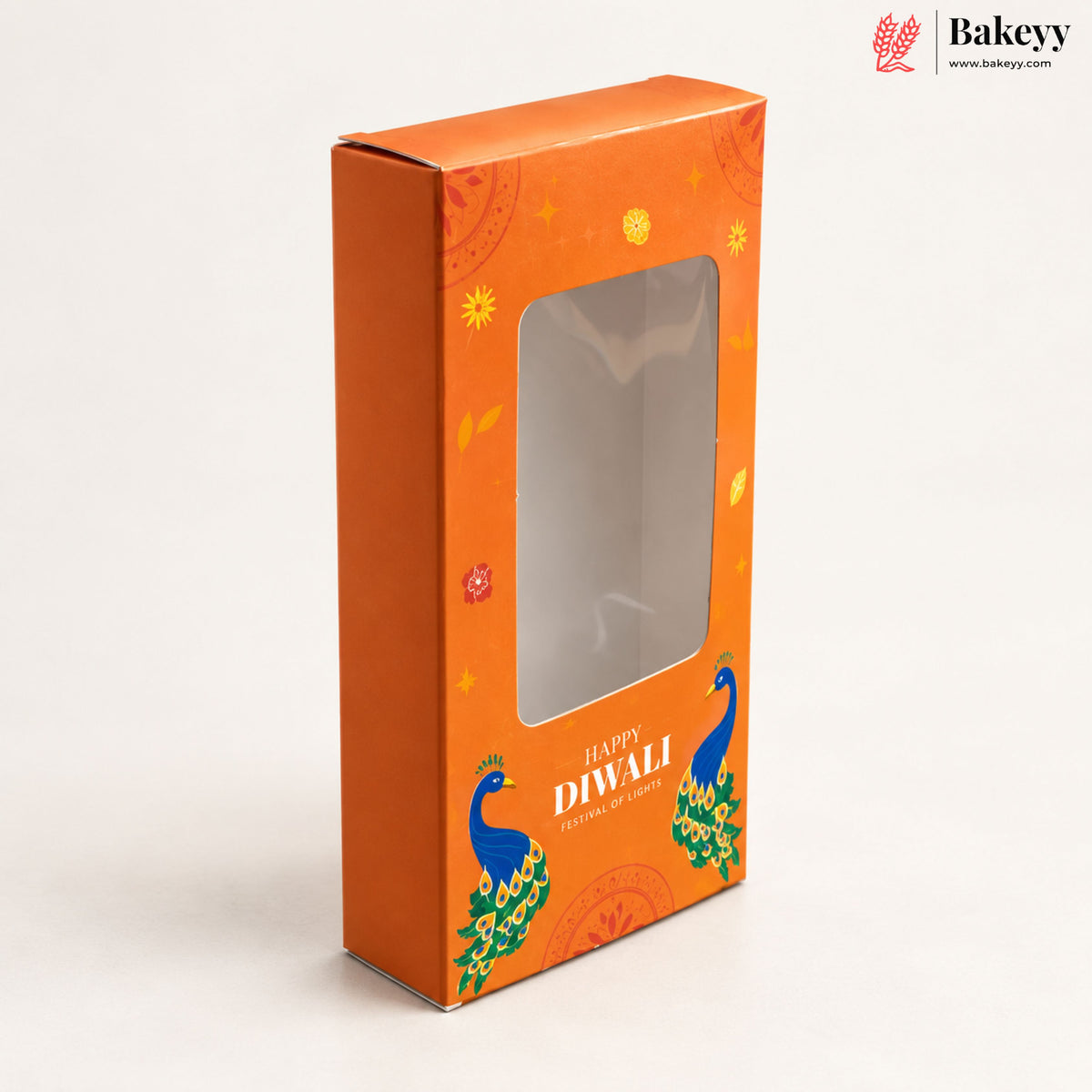 Diwali Theme Printed Chocolate Bar Box with Window | Multiple Designs | Pack of 10