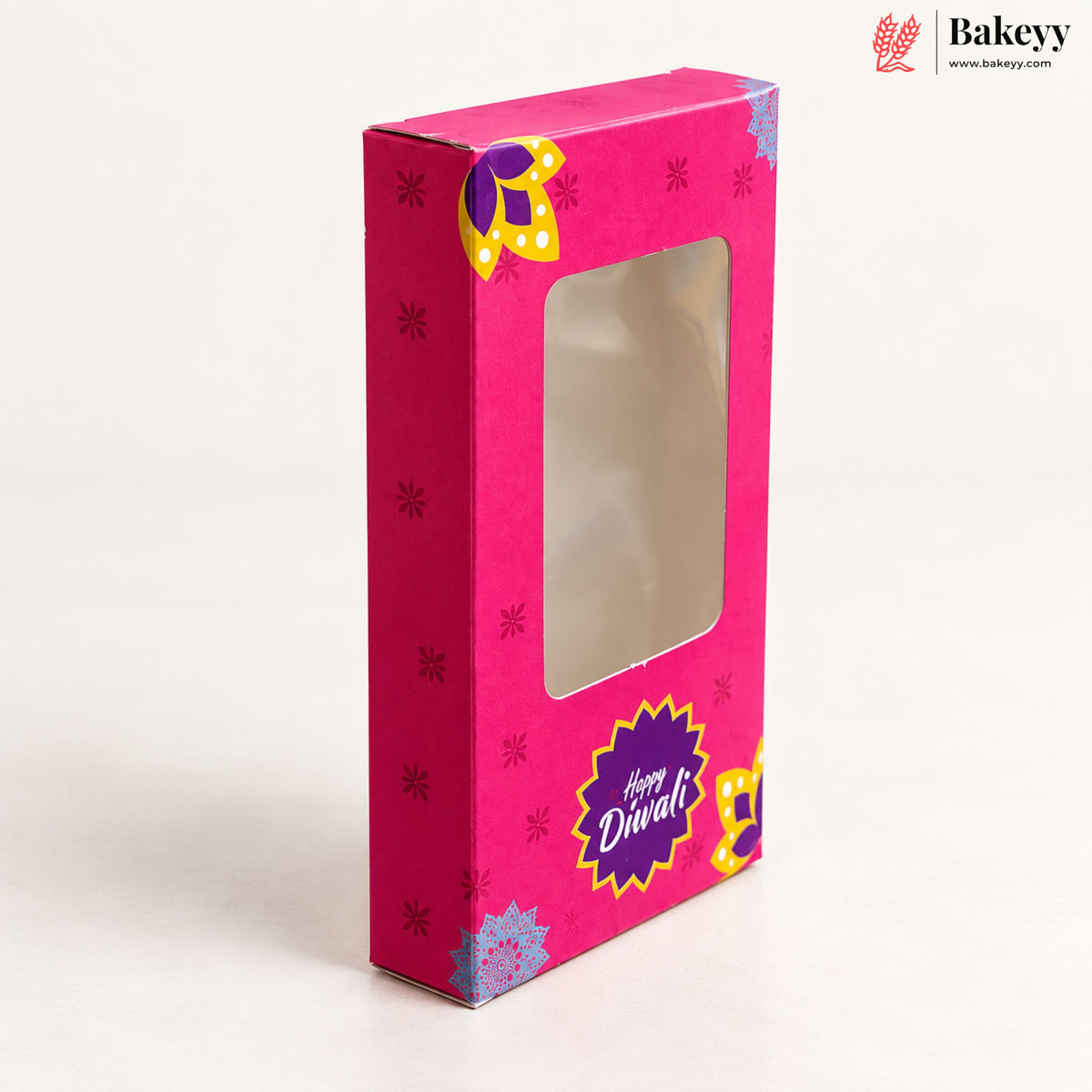 Diwali Theme Printed Chocolate Bar Box with Window | Multiple Designs | Pack of 10