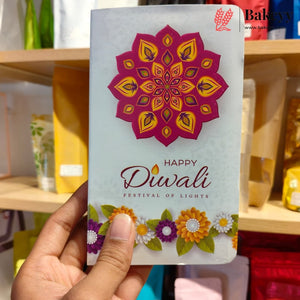 Diwali Special Chocolate Gift Box with Gold Tray | Premium Festival Gift Packaging | Pack of 6