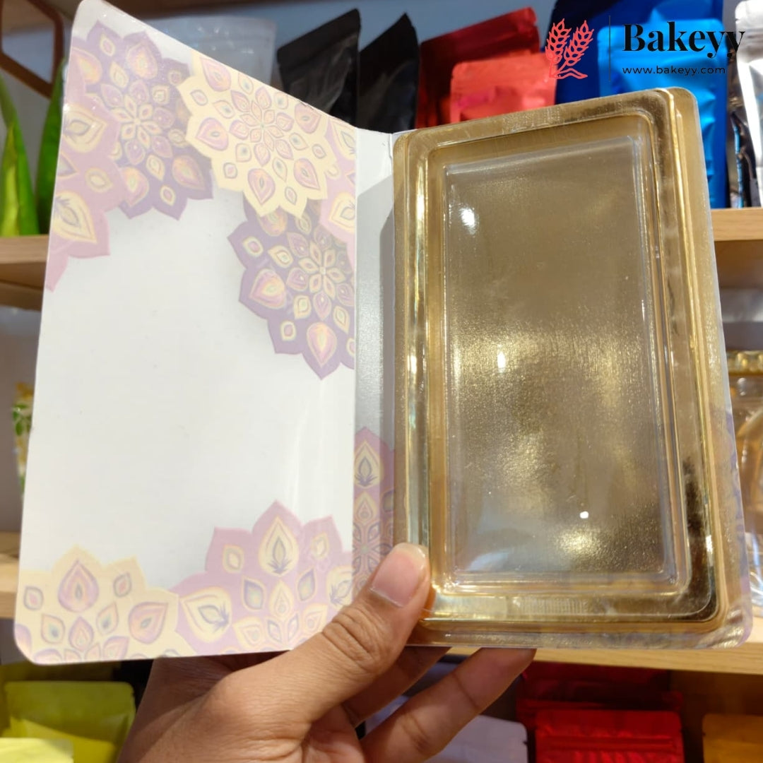 Diwali Special Chocolate Gift Box with Gold Tray | Premium Festival Gift Packaging | Pack of 6
