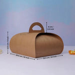DomeCakeBoxwithHandleKraftColorPaper_2 - Bakeyy.com