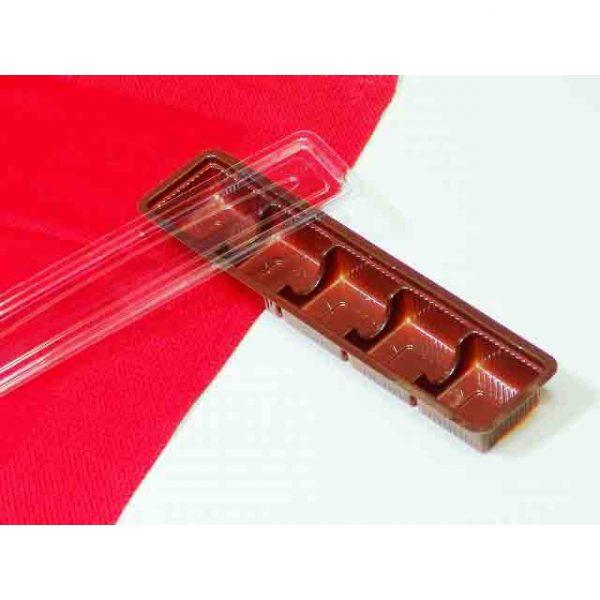 5 Cavity Dream Chocolate Box With Transparent Lid (Pack Of 25) - Bakeyy.com - India - 5 Cavity Dream Chocolate Box With Transparent Lid (Pack Of 25) - Default Title