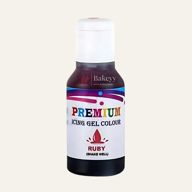 Bake Haven Food Gel Colour | Ruby | 20g - Bakeyy.com - India - Bake Haven Food Gel Colour | Ruby | 20g - Default Title