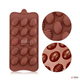 Silicone Easter Egg Chocolate Mould – 15 Cavity Decorative Tray| 1 Piece