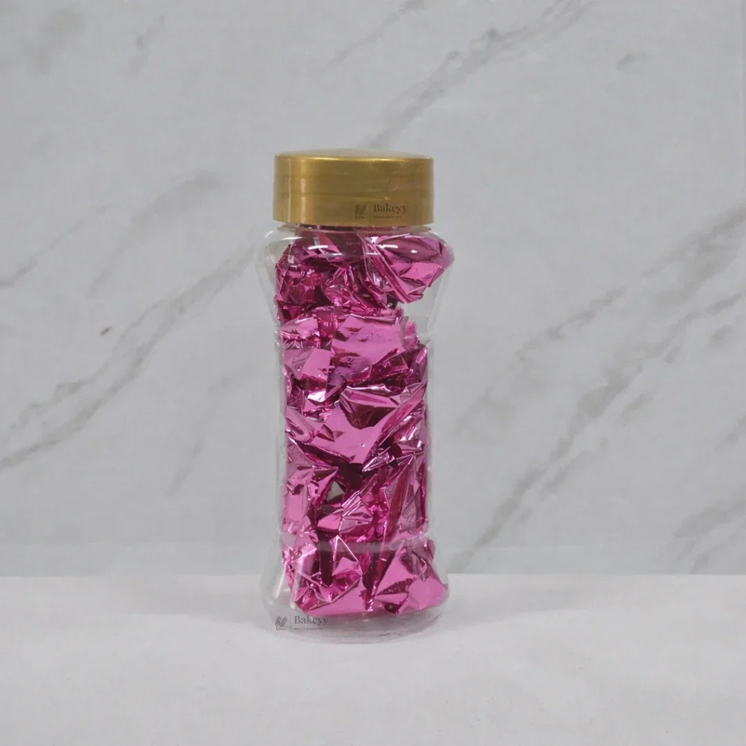 Metallic Leaf Flakes | Multiple colors | Cake Decoration & Dessert Garnish | Pack of 1