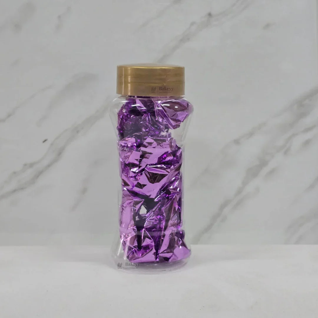 Metallic Leaf Flakes | Multiple colors | Cake Decoration & Dessert Garnish | Pack of 1