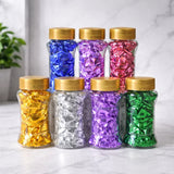 Metallic Leaf Flakes | Multiple colors | Cake Decoration & Dessert Garnish | Pack of 1