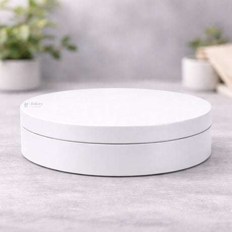 Electric Cake Decorating Turntable | Small & Large | Dual Design | 2 Color Options | Display and Baking Essentials | Pack of 1