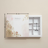 Elegant Floral Chocolate Gift Box with Inner Tray | Gift Box | Multipurpose Box | Pack of 10