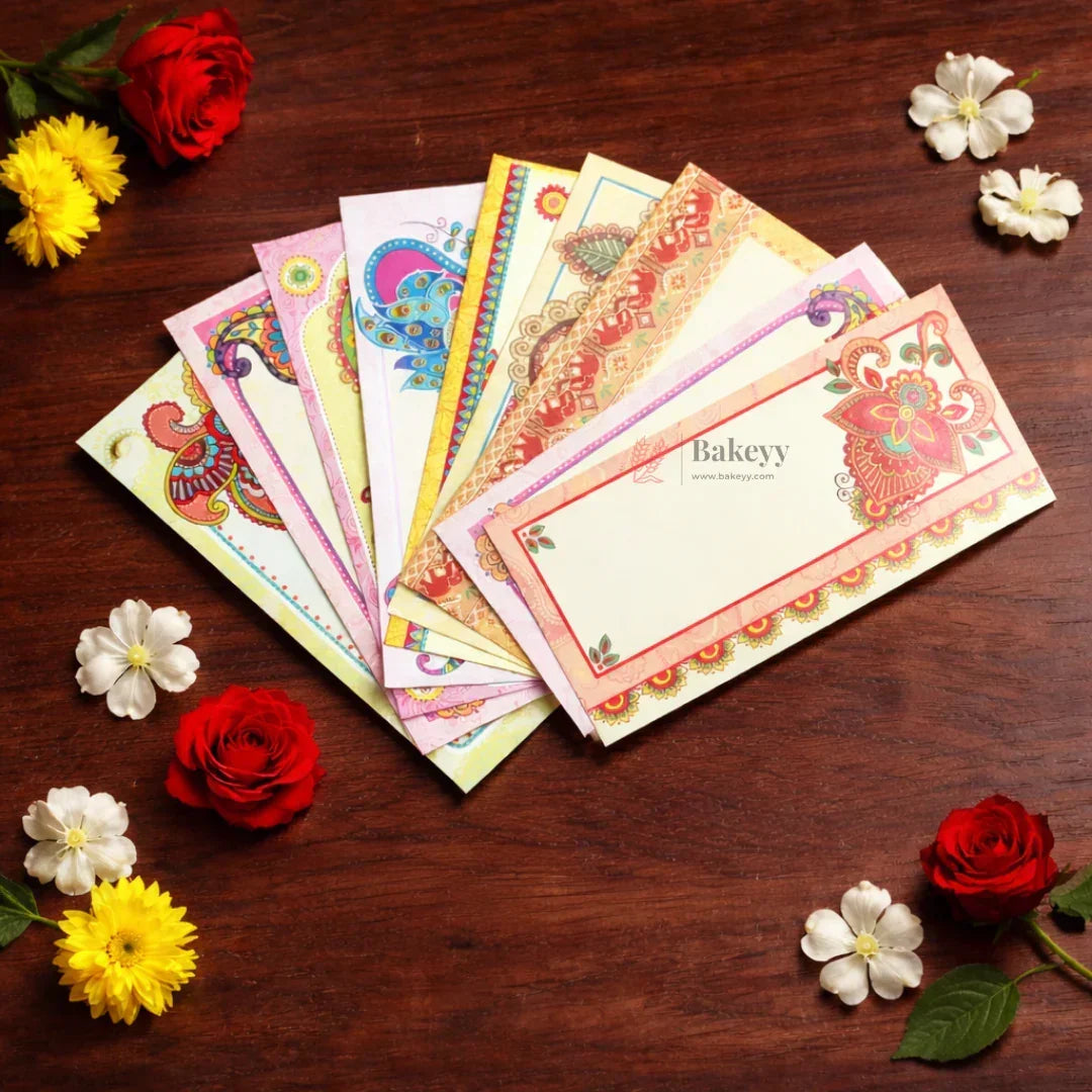 Indian Motif Designs Shagun Envelopes