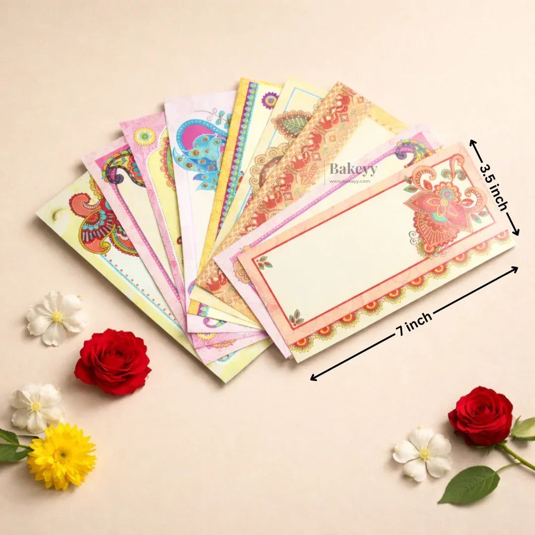 Indian Motif Designs Shagun Envelopes