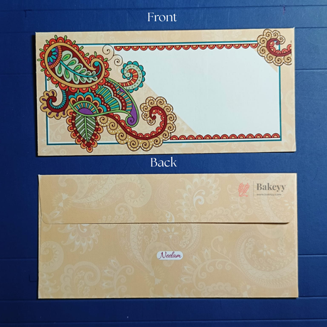 Indian Motif Designs Shagun Envelopes