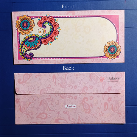 Indian Motif Designs Shagun Envelopes
