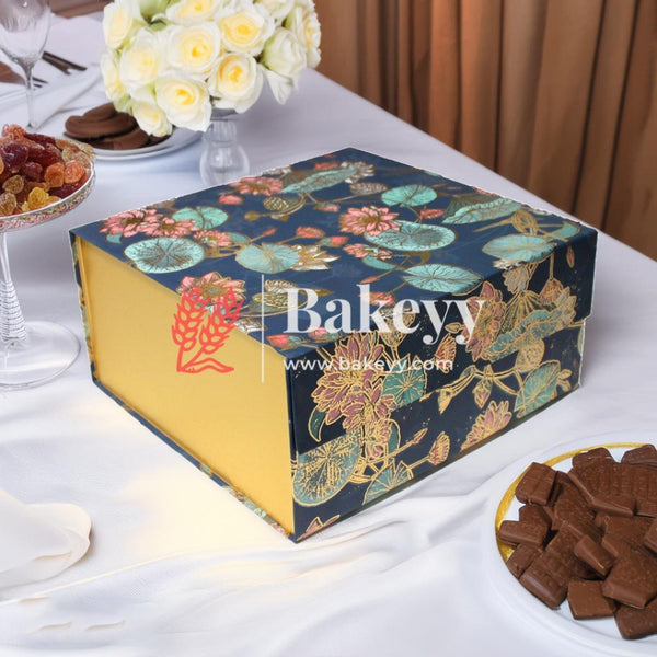 10x10x4 | Collapsible Hamper Boxes | Rigid Box | Cardboard Box | Gift Box | (Copy) - Bakeyy.com - India - {{ variant.name }}