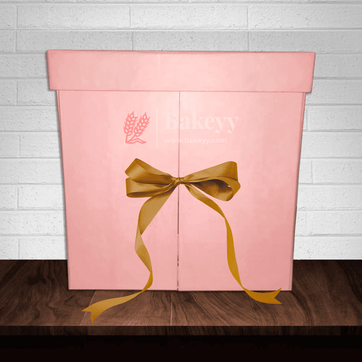 Card Board Surprise Cake Box with One Drawer Gift Box - Bakeyy.com - India - Card Board Surprise Cake Box with One Drawer Gift Box - Red
