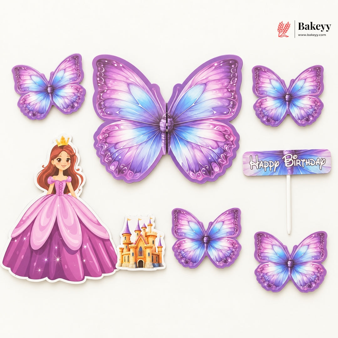 Fairy Theme Cake Topper Set for Birthday Cakes | Available in 4 Designs | Pack of 1