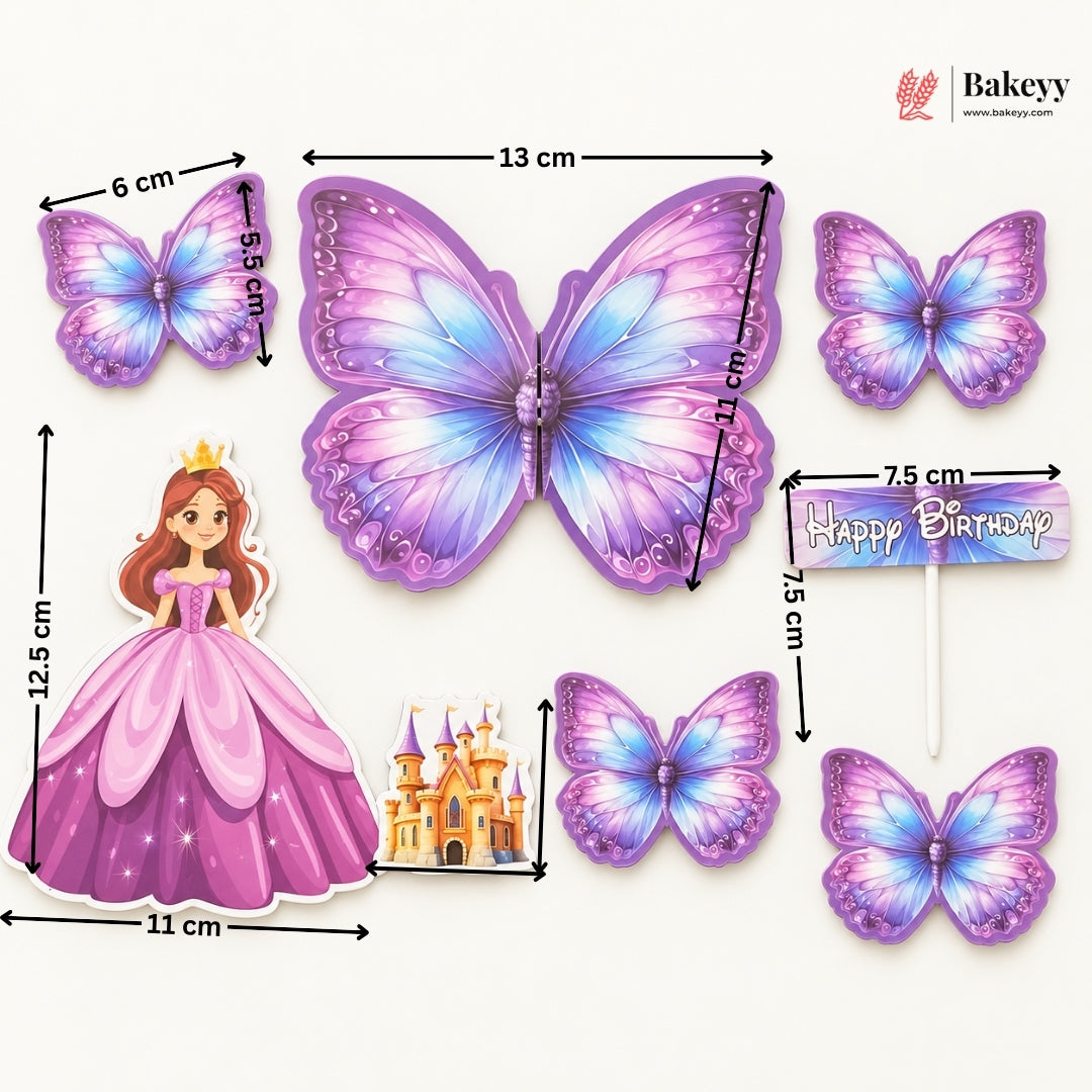 Fairy Theme Cake Topper Set for Birthday Cakes | Available in 4 Designs | Pack of 1