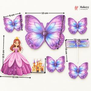 Fairy Theme Cake Topper Set for Birthday Cakes | Available in 4 Designs | Pack of 1