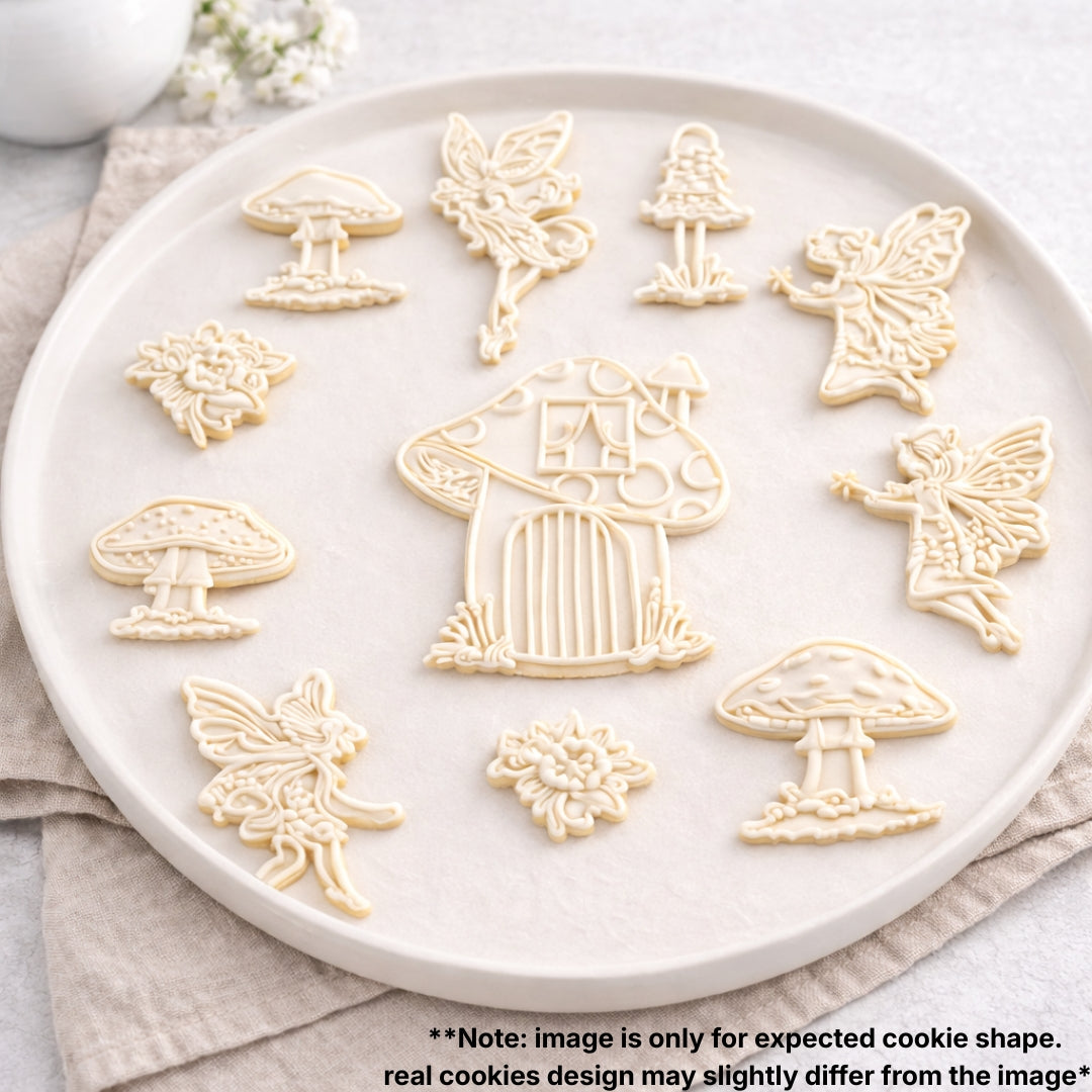 Fairy Theme Cookie Cutter Set | Enchanted Garden Collection | Pack of 1