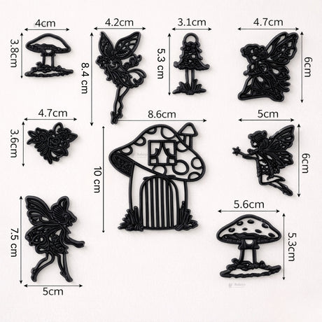 Fairy Theme Cookie Cutter Set | Enchanted Garden Collection | Pack of 1