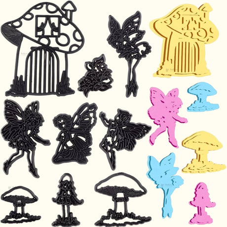 Fairy Theme Cookie Cutter Set | Enchanted Garden Collection | Pack of 1