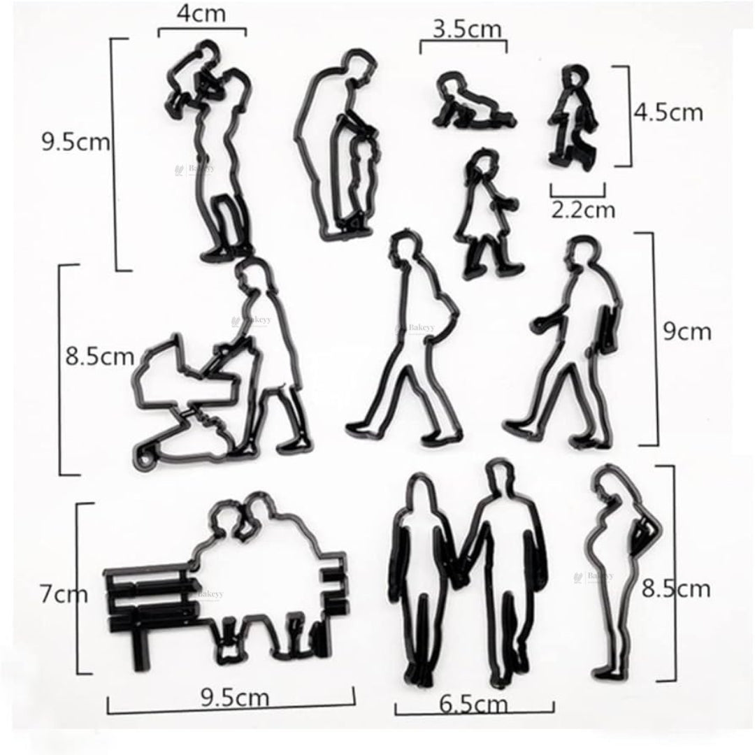 Family Theme Cookie Cutter Set | Silhouette Collection | Pack of 1 