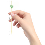 Decorative Cocktail & Dessert Picks | Heart & Round Bead Design | 12 cm Party Food Skewers | 4 Designs Available | Pack Of 70