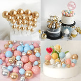 Decorative Faux Balls Cake Topper | Cake Decor | Craft & Décor Fillers | Mixed Sizes